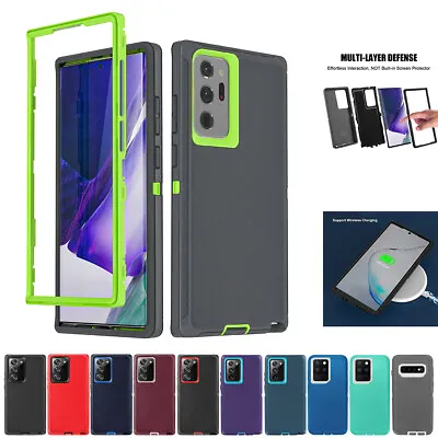 $9.79 • Buy Samsung Galaxy S22 S21 Note20 Ultra S10 S9 S8+ Case Heavy Duty Shockproof Cover