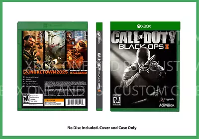 CUSTM REPLACEMENT CASE Call Of Duty Black Ops 2 XBOX NO DISC SEE DESCRIPTION • $13.99