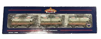 Bachmann 37-668 OO Gauge Set Of 3 14T Tank Wagons Esso Weathered Branch-Line • £65