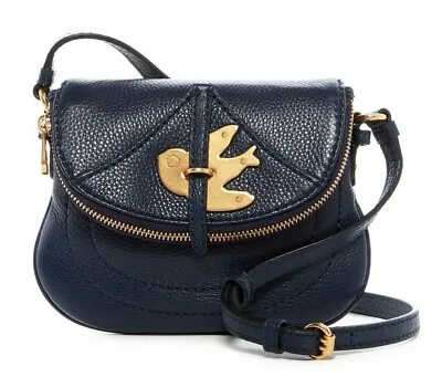 Marc By Marc Jacobs Navy Petal To The Metal Bird Pouchette Crossbody New • $500