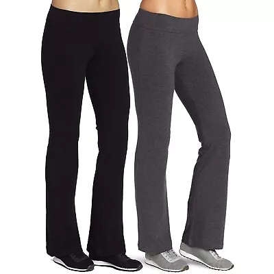 $25.05 • Buy Cotton Yoga Pants With Pockets For Women Petite Sweating Elastic Waist Trainer