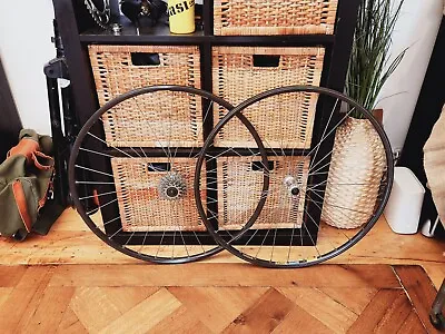 Vintage Shimano 600 Wheelset Mavic 700c Rims Uniglide Cassette • $100