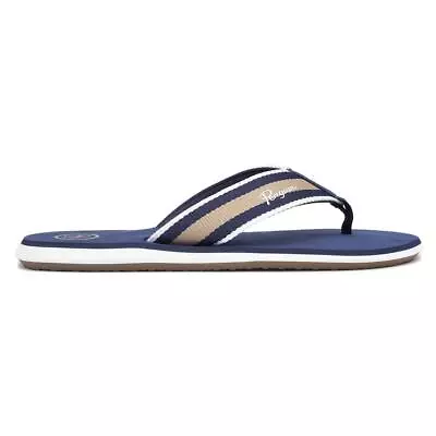 £14.99 • Buy Original Penguin Mens Sandals  Blue Adults Flip Flops Navy Slider Toe Post SIZE