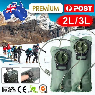 2L/3L Hydration System Water Bladder Bag Camping Hiking Cycling Backpack • $15.45