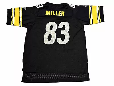 Vintage Pittsburgh Steelers Reebok Heath Miller #83 Youth Jersey Large • $9.74