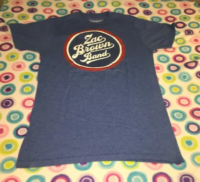 Zac Brown Band Road Trip Tour 2014 Two Sided T-shirt Adult Size Medium  • $12.99