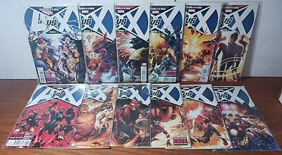 Marvel Comics A Vs X Avengers Vs X-men 1-12 Complete Series (2012)+ Lithograph  • $32.50