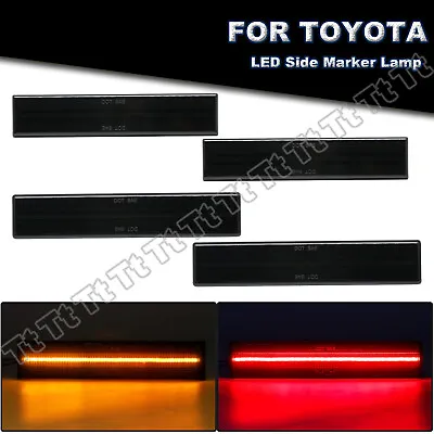 Smoked Front & Rear Bumper LED Side Marker Light For 1986-1992 Toyota Supra Mk.3 • $79.79