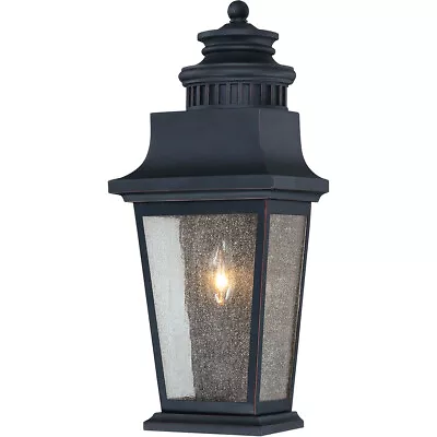 Savoy House 5-3552-25 One Light Pocket Wall Mount Outdoor Slate Barrister • $145