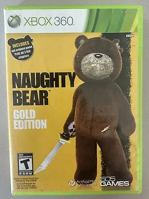 $24.97 • Buy Naughty Bear Gold Edition (Xbox 360, 2011) Game & Case - Tested W/ Free Shipping