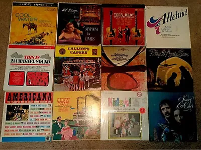 Vintage 50s 60s Classical Orchestral Symphony Assorted Vinyl Lot Of 12 • $13.99