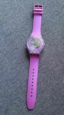 Purple Swatch Watch Clear / Transparent Face  • £34.99