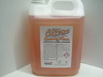 £18.99 • Buy CITRUS Cleaning Power Engine Degreaser Concentrate & Parts Washer Fluid 5 Litre