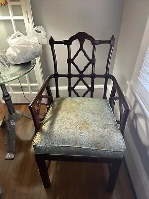 Vintage Chinese Chippendale Chair • $350