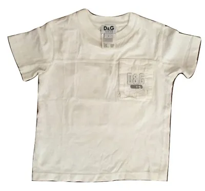 Jersey From Child Dolce & Gabbana Junior T-Shirt White Trikot Jersey Ages 2 • $27.99