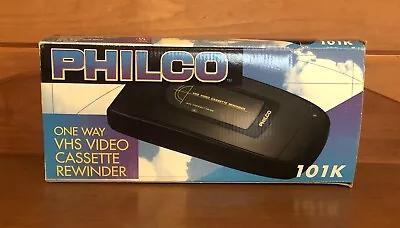 Philco VHS Video Cassette Tape Rewinder Model 101k • $19