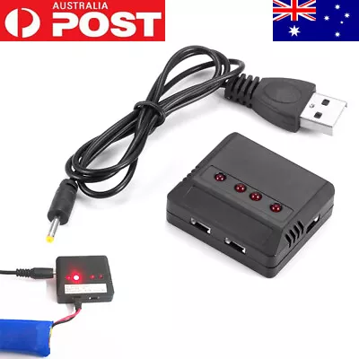 $12.72 • Buy 4 In 1 USB 3.7V Lipo Battery Charger For RC Drone Helicopter Quadcopter UAV AU
