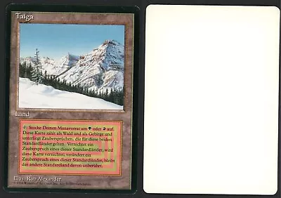 ***FBB German Taiga Press Check*** MTG Revised Magic Kid Icarus • $250