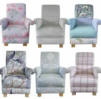 Laura Ashley Fabric Adult Chair Armchair Accent Statement Nursery Lounge Kitchen • £241.49