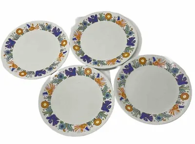 Villeroy & Boch ACAPULCO  DINNER PLATES - VINTAGE Four Plates 10-3/8” • $80