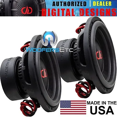 (2) Dd Audio 1110-d4 10  Usa Made 800w Dual 4-ohm Subwoofers Bass Speakers New • $638