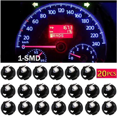 20x T3 Blue Neo Wedge Dashboard A/C Climate Control HVAC Switch LED Light Bulb • $8.99