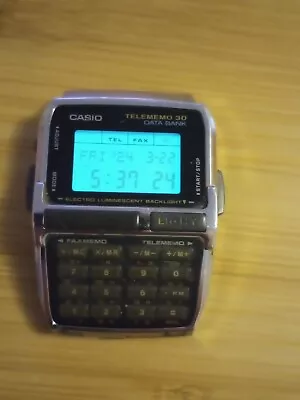 Vintage Casio TELEMEMO 30  Data Bank Calculator Watch- Model DBC-300  1253 • $80