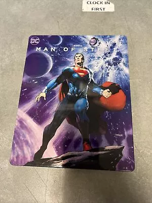 Man Of Steel (SteelBook) Zack Snyder Jim Lee Artwork RARE Steelbook Blu Ray • $84