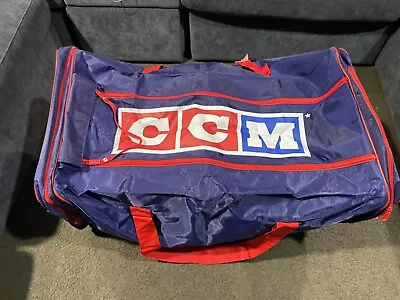 BRAND NEW VINTAGE 36” CCM Hockey Ultra Deck Bag Duffle Equipment Masks USA • $99.98