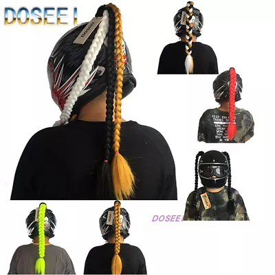 1 Pcs Helmet Pigtails / Ponytail Motorcycle Bike Braids Helmet Hair Plait • $20.66