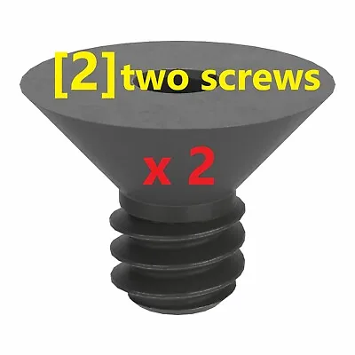 [2] Optics Screws Zaffiri M4-40 X 3/16 Flat Head Black Countersunk 82° Zev Slide • $5.99