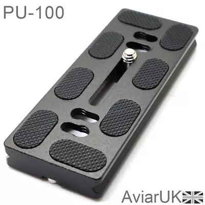 PU-100 Camera Tripod Quick Release Plate Adapter For Arca Swiss Benro Ball Head • £7.89