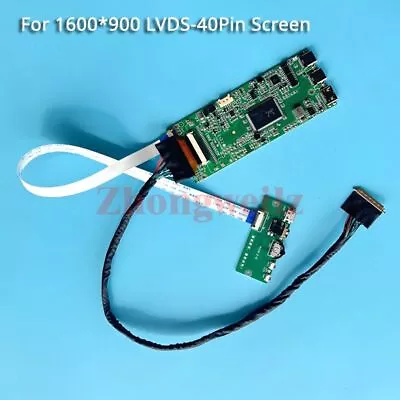 Driver Board For 1600*900 Kit TYPE-C Mini-HDMI Monitor 40 Pin LVDS 13.3  Laptop • $28.30