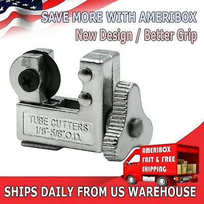 $5.49 • Buy Mini Pipe Tubing Cutter 1/8  To 5/8  OD Copper Brass Aluminum Cutting HVAC Plumb