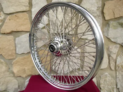 80 Spoke Front Wheel 21x2.15 For Harley Fxst Softail & Dna Billet Forks • $229