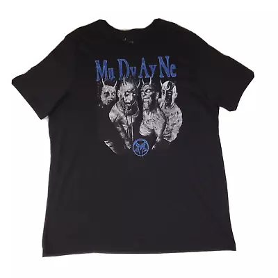 Mudvayne Men's 3XL Black 2022 Double Sided Official Tour T-Shirt Metal Band VG • $23.39