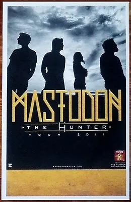 MASTODON The Hunter Ltd Ed New RARE Tour Poster +BONUS Metal Hard Rock Poster! • $59.60
