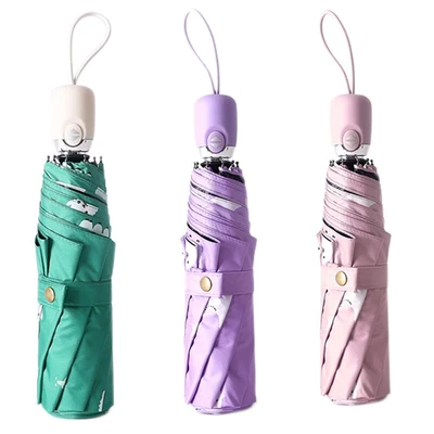 $25.52 • Buy Cartoon Alpaca Automatic Umbrella Clear Folding Umbrellas For Children Kids W