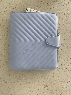 KIkki K Quilted Personal Planner A5 Bluebell • $55