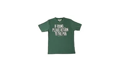 Xplicit T-shirt With Printed Slogan  Return To Pub Green Size - Large • £2.99