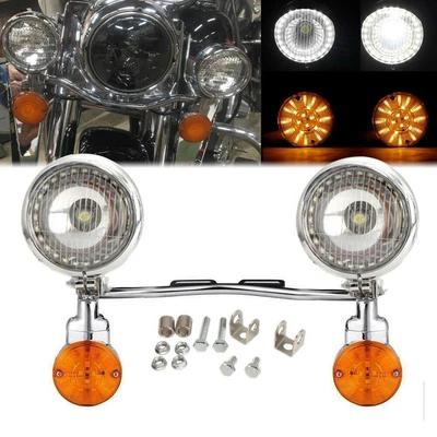 $139.99 • Buy Passing Turn Signal Light Bar For Yamaha V-Star XVS 250 650 950 1100 1300 XV1600