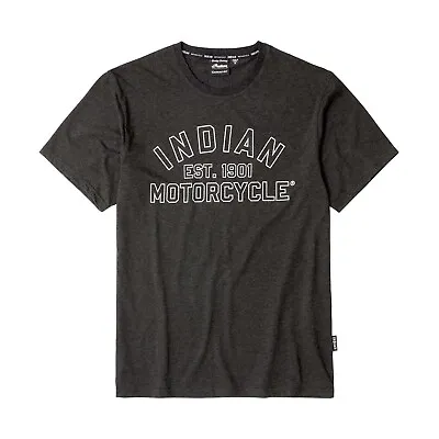 Indian Motorcycle Men's Est.1901 Marl T-Shirt Black • $20