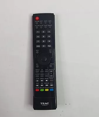 TEAC Original TV Remote 0118020315 Black Matte LEDV2282FHD LCDV3256HDR • $15