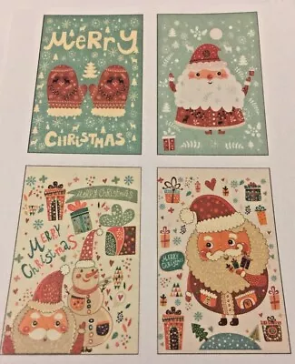 Christmas Cards - Pack Of 8 -4 Designs  Merry Christmas  • $8.30