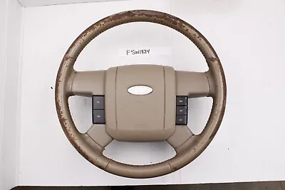 2004-2008 OEM Ford F150 F-150 Tan Leather Steering Wheel With Cruise • $69.99