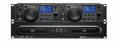 Gemini CDX-2250i Pro DJ Dual Two Deck Rack Mount CD/MP3 USB Media Player • £399