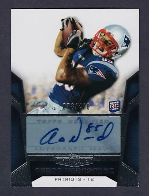 2010 Topps Unrivaled - Rookie Autographs #113 Aaron Hernandez RC Auto (078/480) • $100