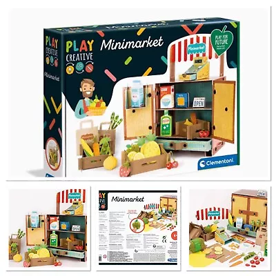£7.94 • Buy NEW Clementoni Build A Mini-market Supermarket Till Shop Creative Play Age 4+