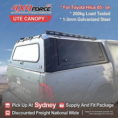 4X4FORCE Ute HD Steel Tub Canopy 200KG Load For Toyota Hilux Dual Cab 05-on SYD • $2200