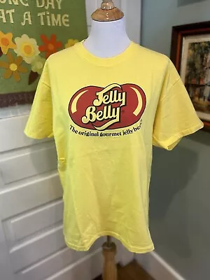 Vintage Jelly Belly Single Stitch Original Gourmet Jelly Bean Beefy-T Large • $25